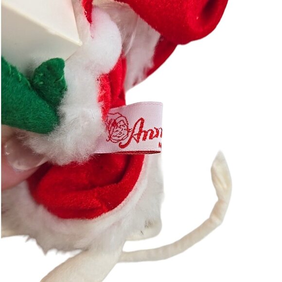 Vtg Annalee‎ Mobilitee Santa Mouse w/Gift 1994 Made in USA 6" Rare - Picture 5 of 10